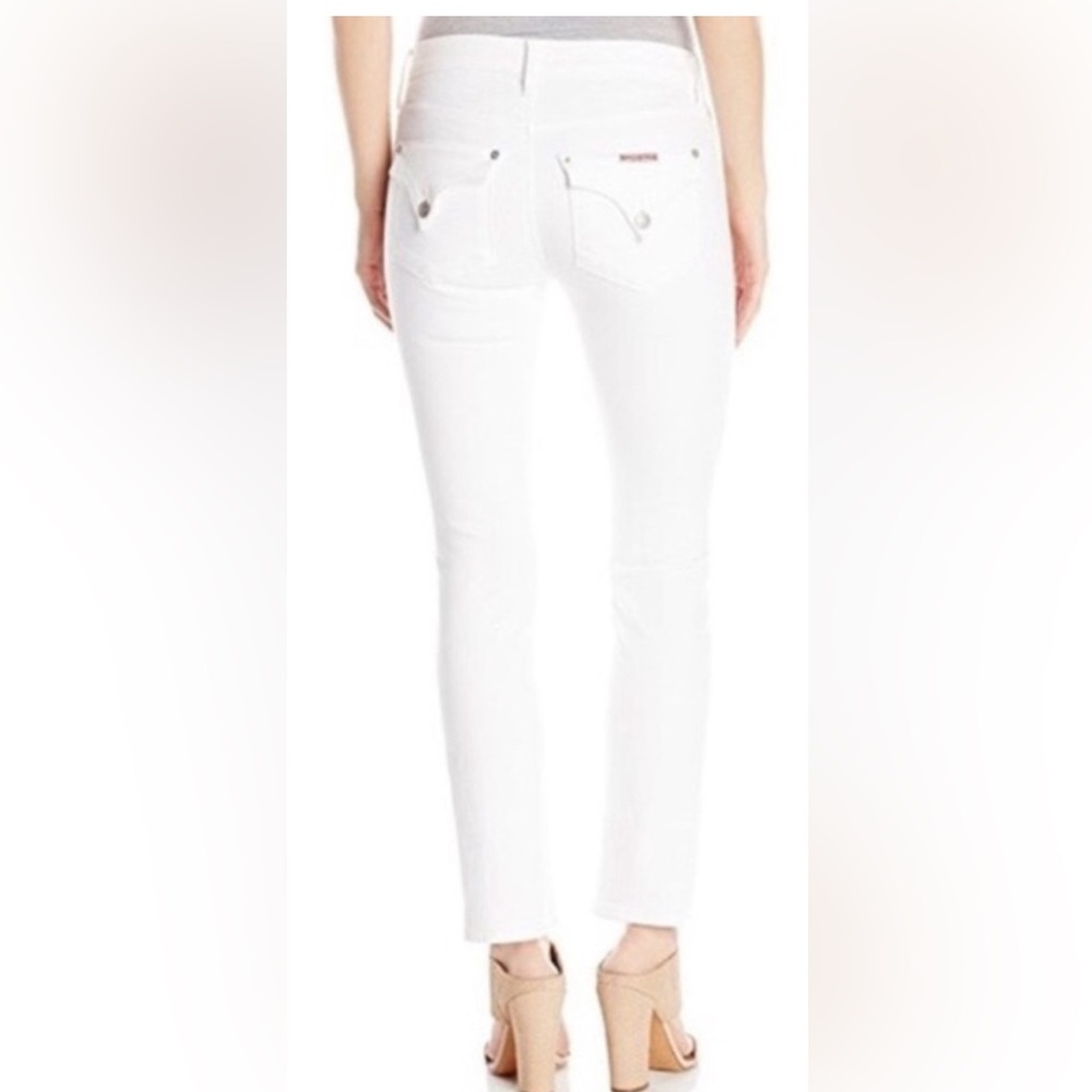 Hudson Bailee Midrise Crop Baby Boot Jean Classy White size 29